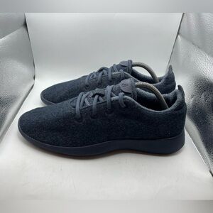 Allbirds Wool Runners navy blue mens sneakers size 10